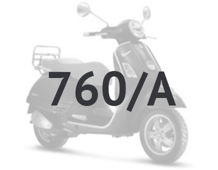 Vespa GTS 250 ie 2005-2009 (con ABS) grigio stardust 760/A