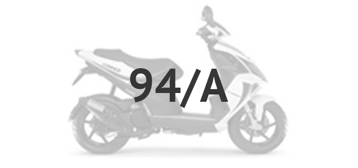 Ricambi Piaggio NRG Power DD 2007-2017 Nero Meteora 94/A