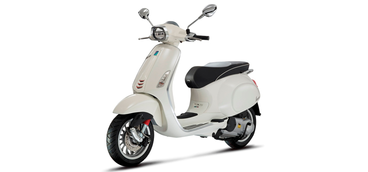 Ricambi Vespa Sprint 4 tempi 4V (versione 45 km/h) white fusion 544
