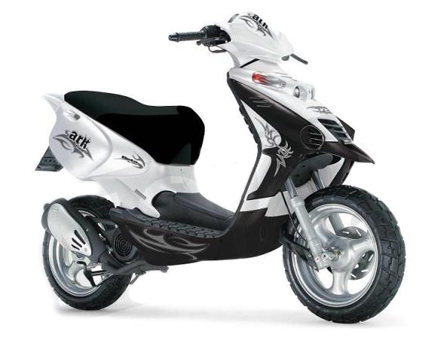 Ricambi Beta Ark-Tribe AC bianco 2009 2-tempi 25 km/h