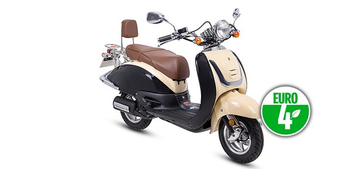 Ricambi China Grande Retro nero/crema Euro4