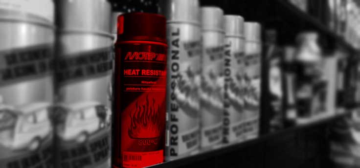 Spray vernice ad alta temperatura