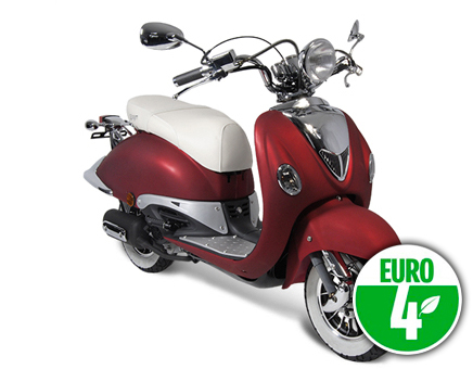 Onderdelen Neco Borsalino Oro mat rood Euro4