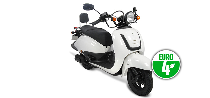 Onderdelen Neco Borsalino Euro4 black edition wit