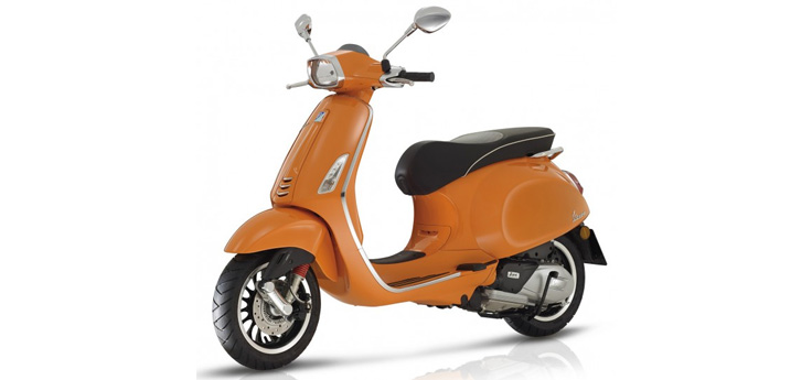 Ricambi Vespa Sprint 4 tempi 2V (versione 25km/h) arancione 890/a