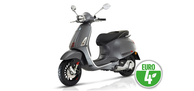 Ricambi Vespa Sprint 4 tempi 3V (euro4 iniezione IGET) grigio titanio 707/C