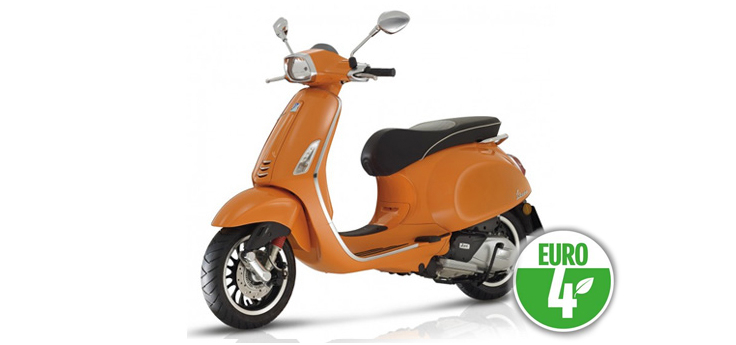 Ricambi Vespa Sprint 4 tempi 3V (euro4 iniezione IGET) arancione 890/A