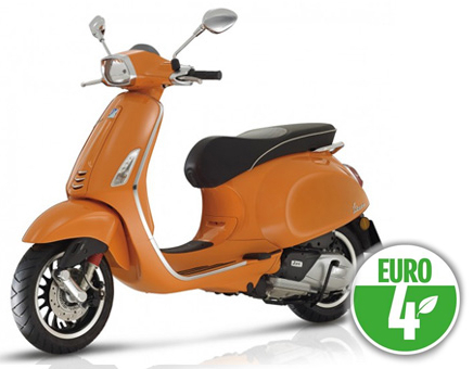 Ricambi Vespa Sprint 4 tempi 3V (euro4 iniezione IGET) arancione 890/A