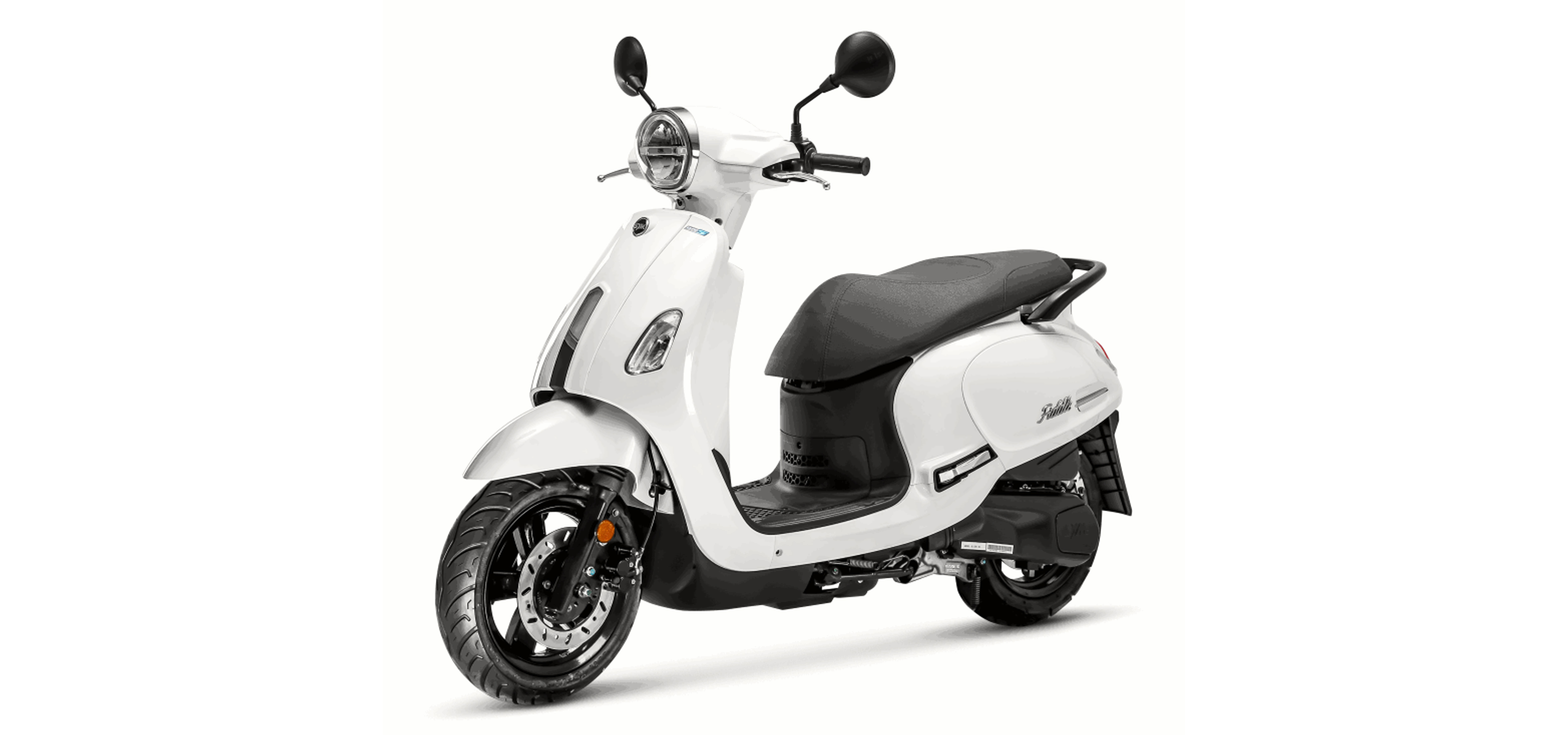 Sym Fiddle IV 125i LC ABS E5 2020-2021 WHITE (8028P)
