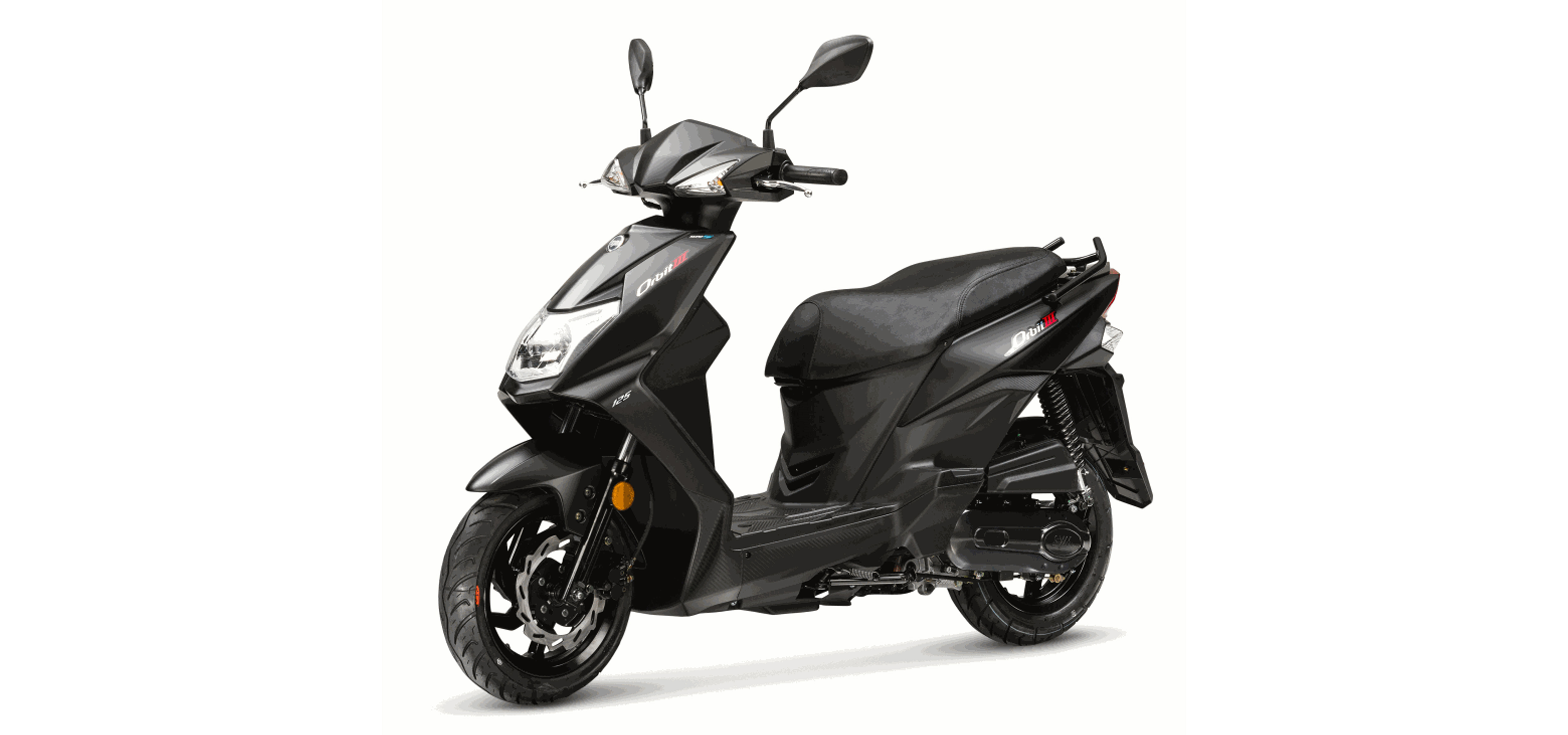 Sym Orbit III 125i E5 BLACK/BLACK (BK-5560S/BK-007)