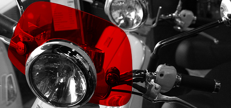 Parabrezza sportivo / cupolino 