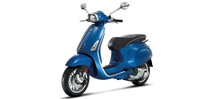 Ricambi Vespa Sprint 4 tempi 2V (versione 25 km/h) blu azzurro 261/A