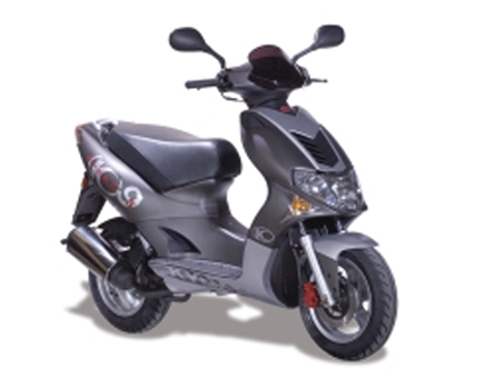 Ricambi Kymco Super9 AC 2 tempi nuovo modello argento - nero