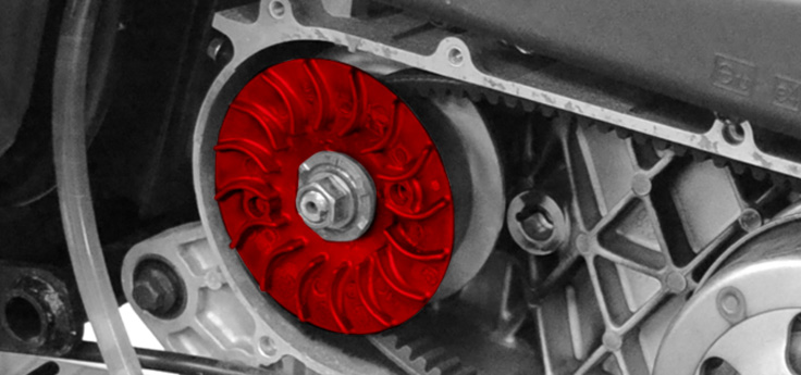 Halfpoelie / Starterkrans / Koelvin