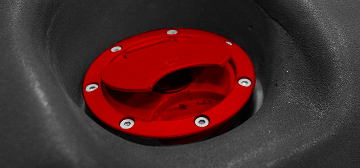 Tappo del serbatoio del carburante con chiave