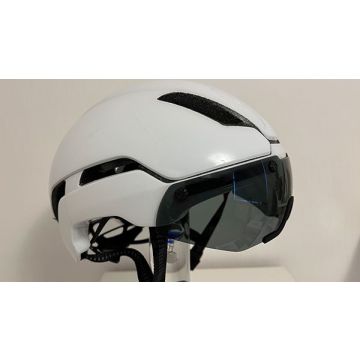 Visiera antigraffio per casco Pedelec/ciclomotore UV380, corrente di fumo