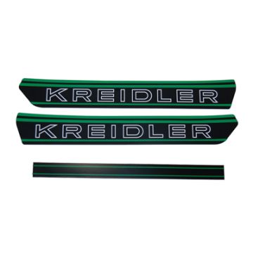 Set adesivi per serbatoio Kreidler nero/verde