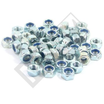 Ghiera di blocco/Nylr M10 ELVZ 50 pezzi