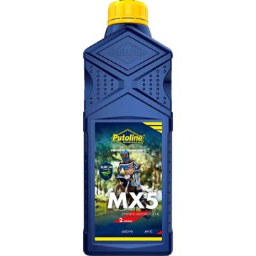 Olio motore semisintetico a 2 tempi Putoline MX-5 1 litro