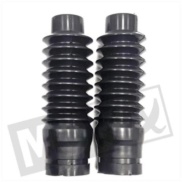 SET FORCELLA ANTERIORE MBK 51 IN GOMMA 16,5 cm 30mm NERO