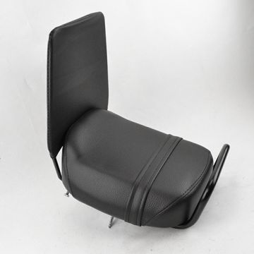 Buddyseat duo-seat + schienale nero (sandwich)