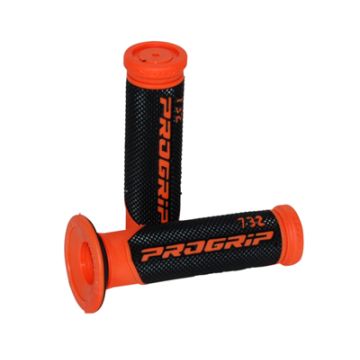 Set maniglie per scooter Progrip 732 nero/arancione