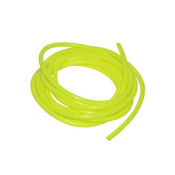 Tubo per benzina 5x8mm giallo fluoro di qualità A per rotolo da 5 metri