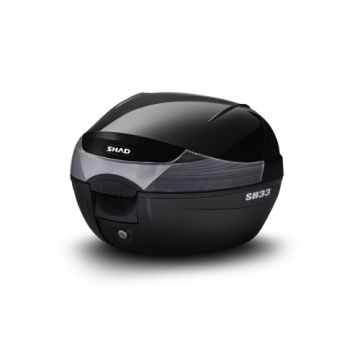 Coperchio topcase Shad sh33 nero metallizzato