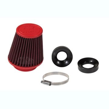 Powerfilter/filtro aria Malossi E18 attacco a coppa 32/38mm/diametro esterno 60mm/lunghezza 125mm rosso 0417255