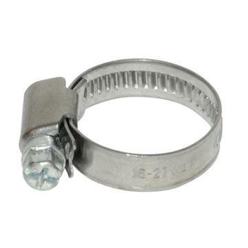 Fascetta stringitubo 16-27mm 10 pezzi
