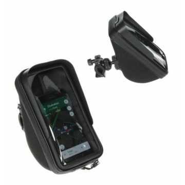 Porta telefono impermeabile con supporto al volante con tasca portaoggetti Shad 6.6 pollici Shad