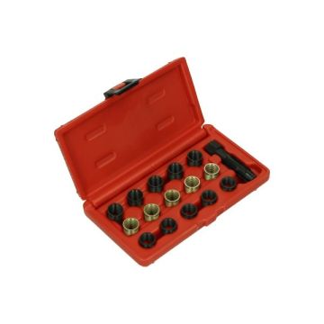 Kit di riparazione del foro della candela (B) 14 mm DMP da 16 pezzi