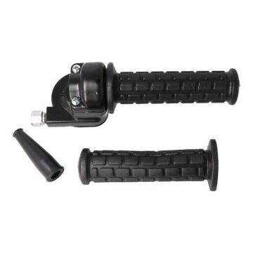Set acceleratore (prodotto in UE) M81 universale/ciclomotore nero | LuSito