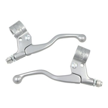 Set manici corti di alta qualità Puch Maxi grigio lucido LuSito