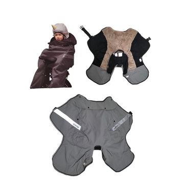 Coprigambe per seggiolino per bambini grigio Taac B015