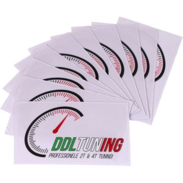 adesivo DDL 80x40mm 10 pezzi