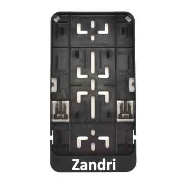 portatarga ciclomotore/link da appoggio nero Zandri