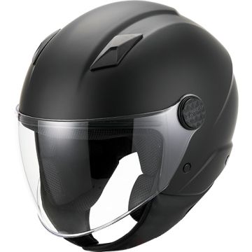 Casco jet Vito Uno nero opaco