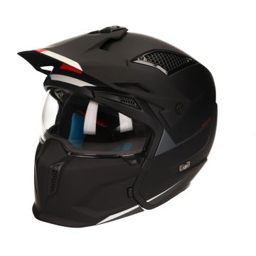 Casco MT Streetfighter S SV Stripe nero opaco