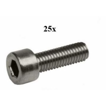 Vite a brugola m5x30mm in acciaio inossidabile 25 pezzi