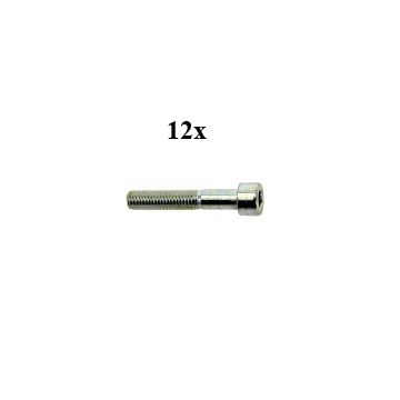 Vite a brugola m8x20mm 12 pezzi