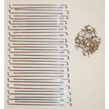 Set raggi Zundapp CS/GTS 181mm cromato 36 pezzi
