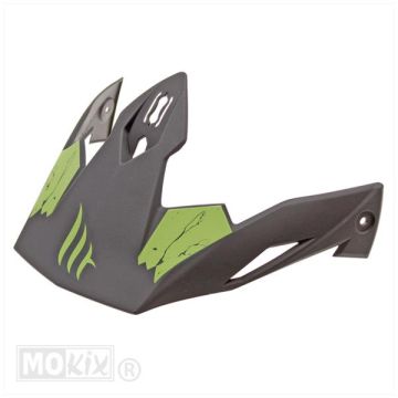 Copricasco MT Streetfighter skull verde opaco