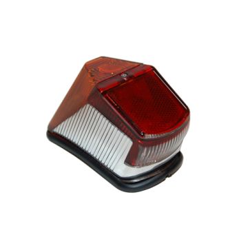 Fanale posteriore modello Hella Zundapp old type modello 517 rosso/cromato DMP