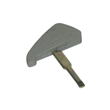 Chiave blocchetto di accensione teca/vuota grigia originale modello Zundapp z515-16.918c/515-16.939