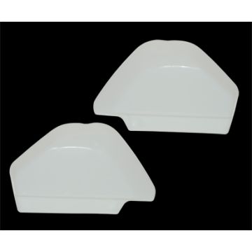 Set di coperture per telaio bianche Zundapp nuovo tipo 529/530 sinistra+destra