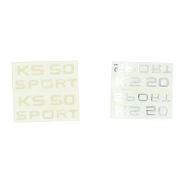 Sticker Zundapp KS50 sport goud