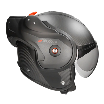 Casco ROOF Boxxer 2 Carbon Wonder system nero opaco