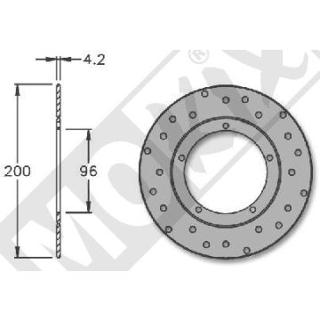Disco freno anteriore Piaggio ZIP-SP/LX IGM