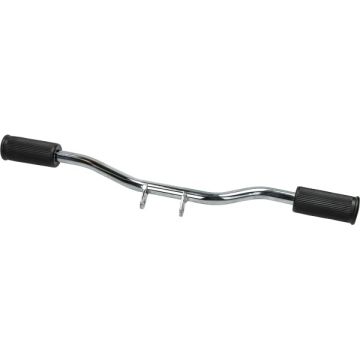 Staffa poggiapiedi nuda cromata Zundapp